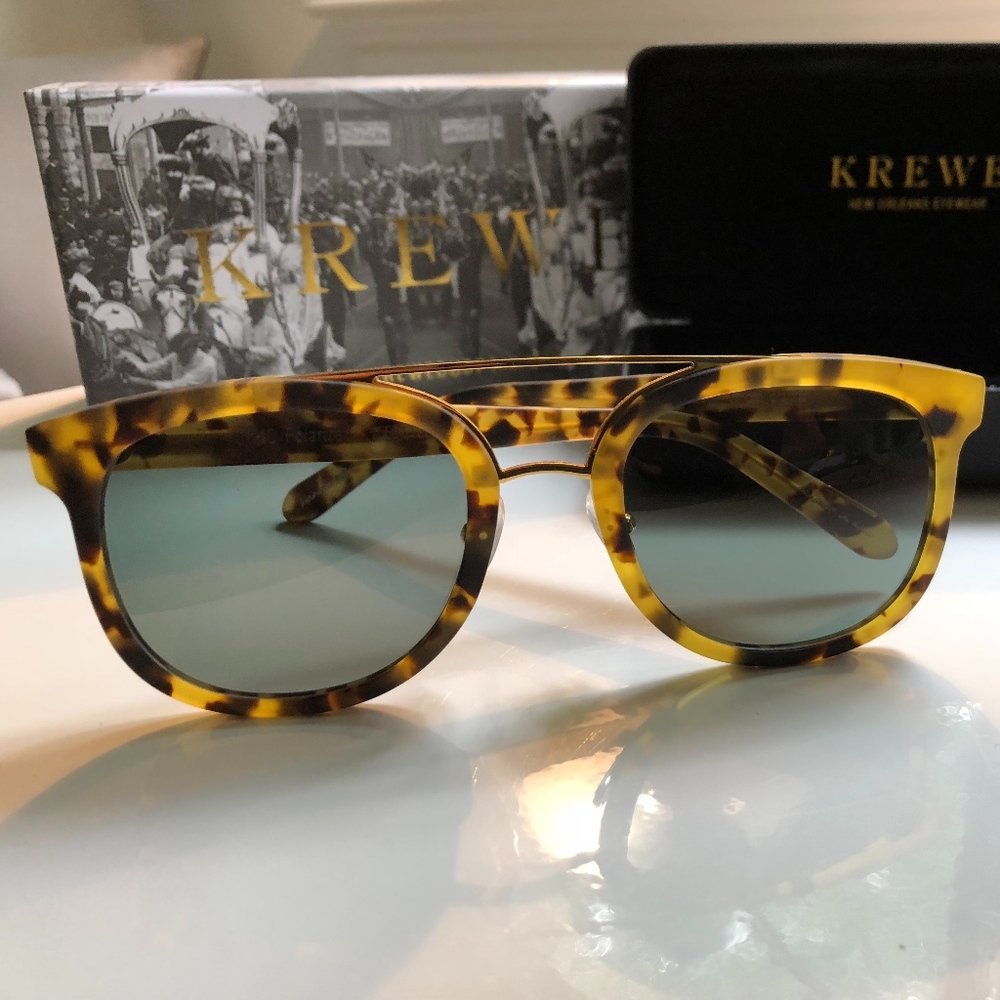 KREWE CL-10 Matte Tortoise Sunglasses NEW IN BOX!